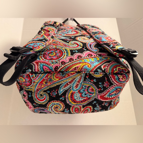 ? Vera Bradley Quilted Backpack | NWT | Paisley Print | Travel School Work main image 11